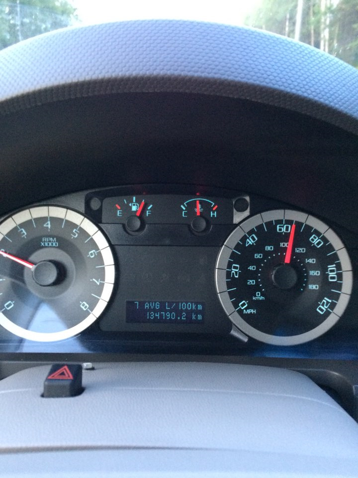 Расход — Ford Escape (2G), 2,5 л, 2010 года | наблюдение | DRIVE2