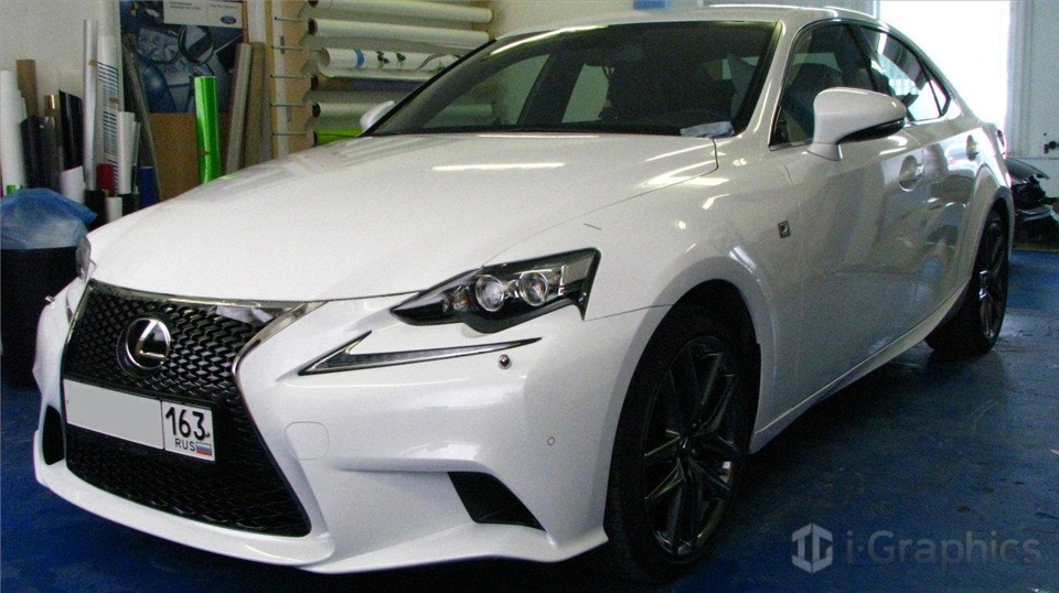 Фото сделанные в ателье, где мне клеили пленку. — Lexus IS III, 2,5 л ...
