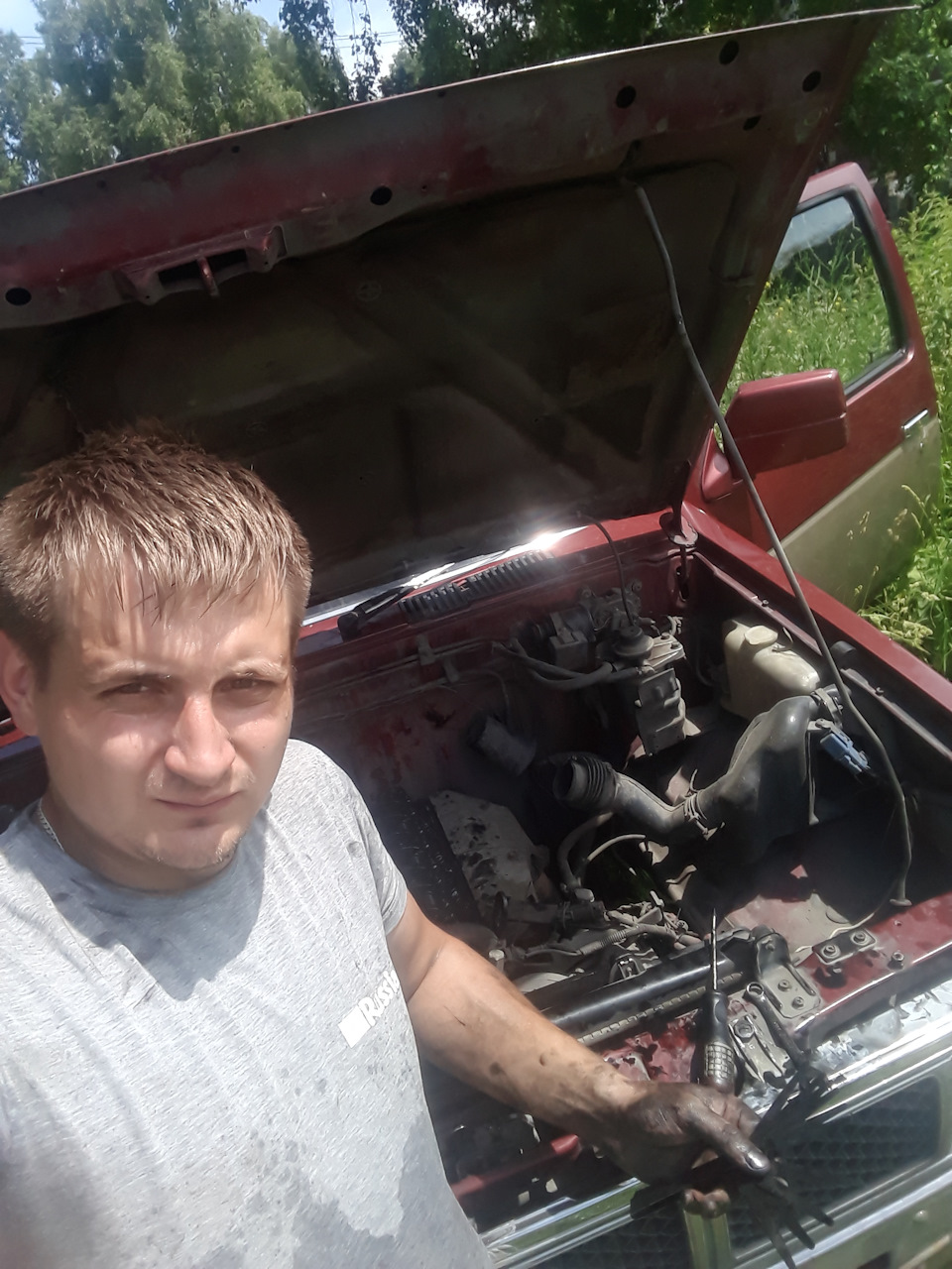 Регулировка клапанов тд27 — Nissan Datsun (D21), 2,7 л, 1991 года