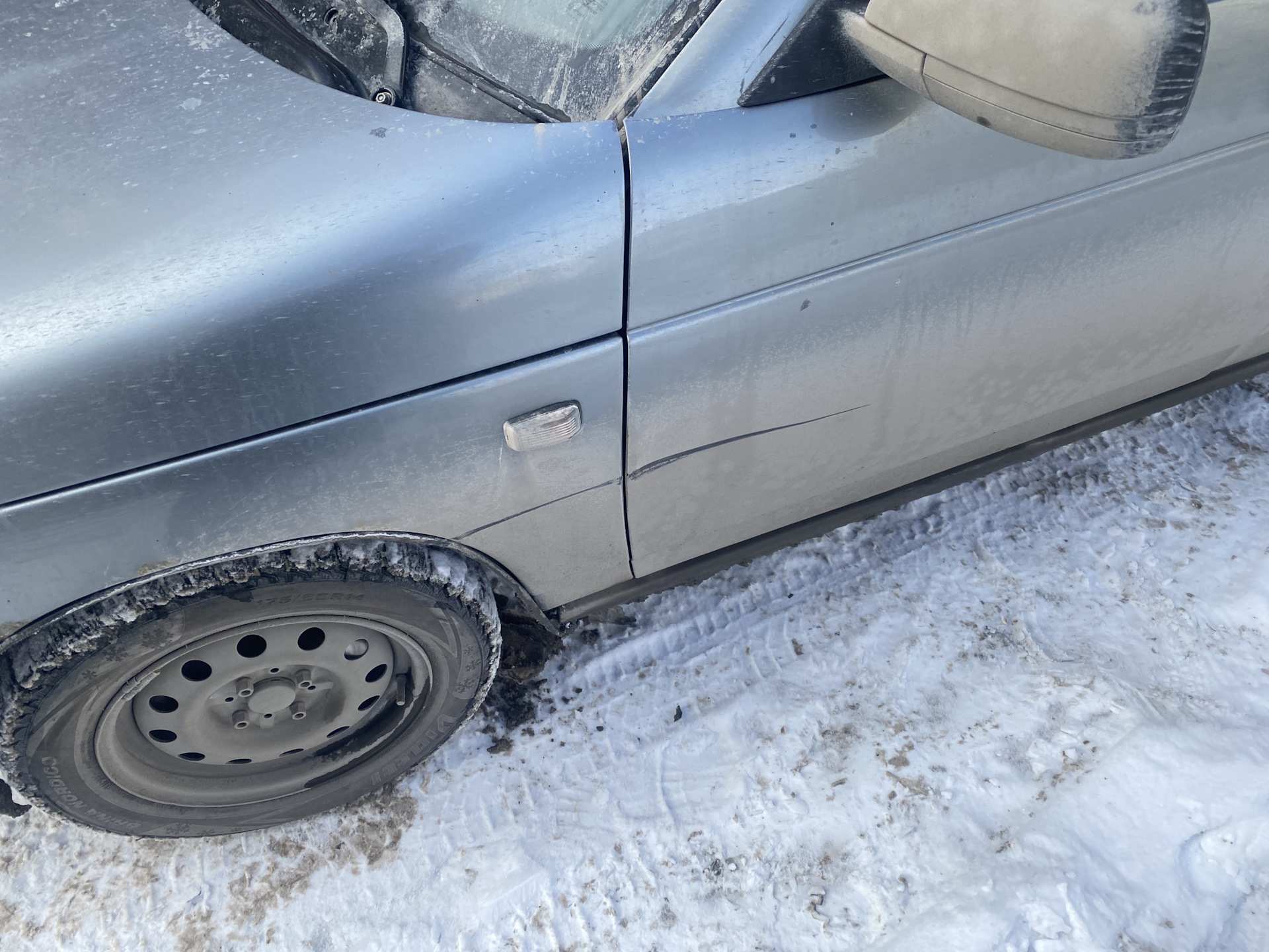 Как можно выправить вмятину — Lada 21124, 1,6 л, 2006 года | просто так ...