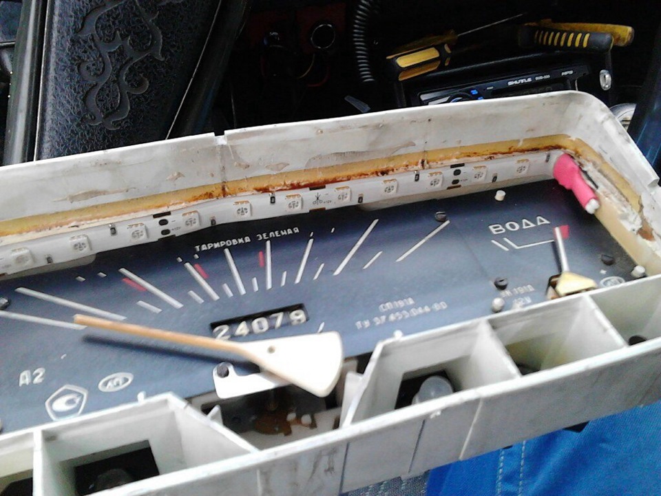 Подсветка приборной панели. — Lada 2101, 1,2 л, 1971 года | просто так ...