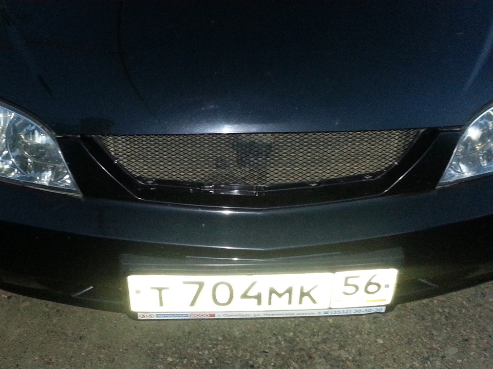 Решетка радиатора — KIA Spectra, 1,6 л, 2007 года | тюнинг | DRIVE2