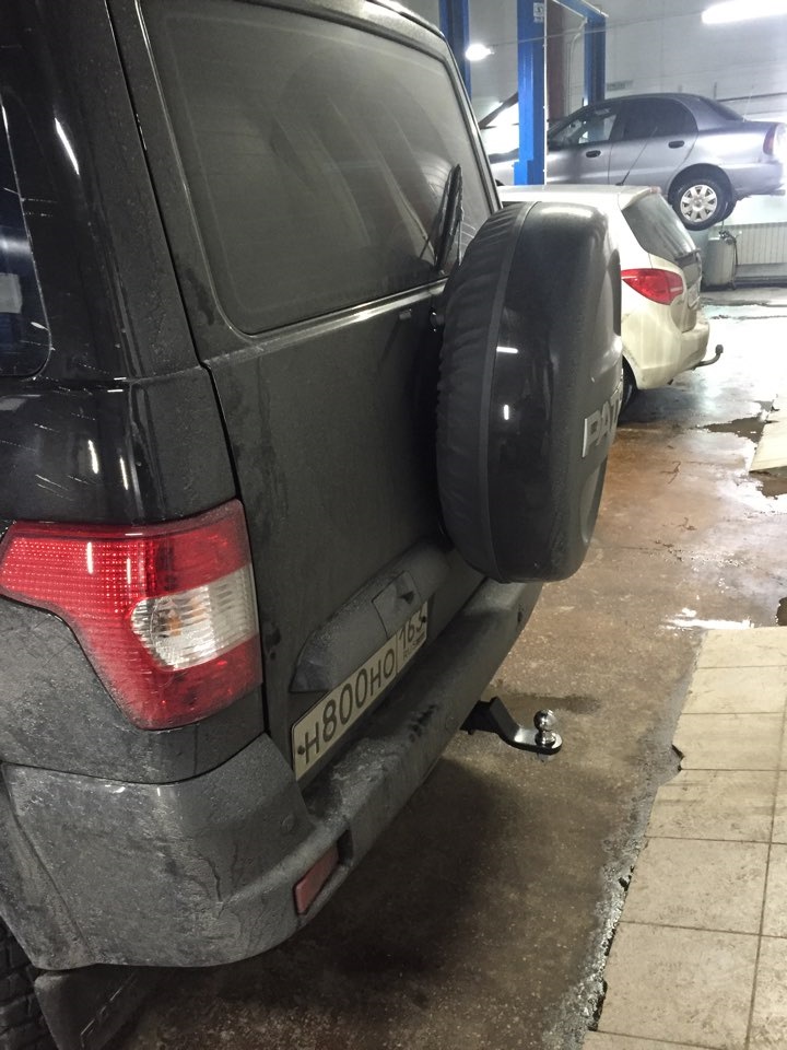 Подключение лебедки, уст-ка фаркопа — УАЗ Patriot, 2,7 л, 2015 года ...