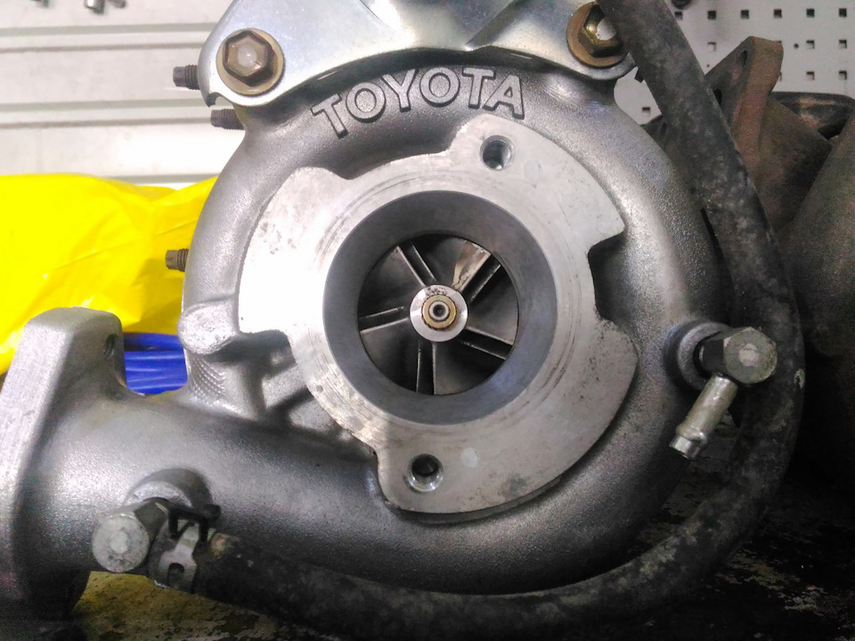 Замена турбины. Установка буст-контроллера. — Toyota Chaser (100), 2,5 ...