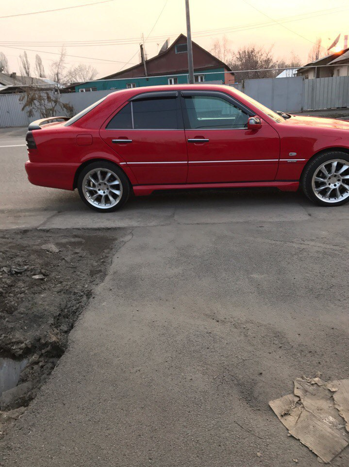 Элементы выхлопа + Диски Lorinser LM6 — Mercedes-Benz C-class (W202), 3 ...