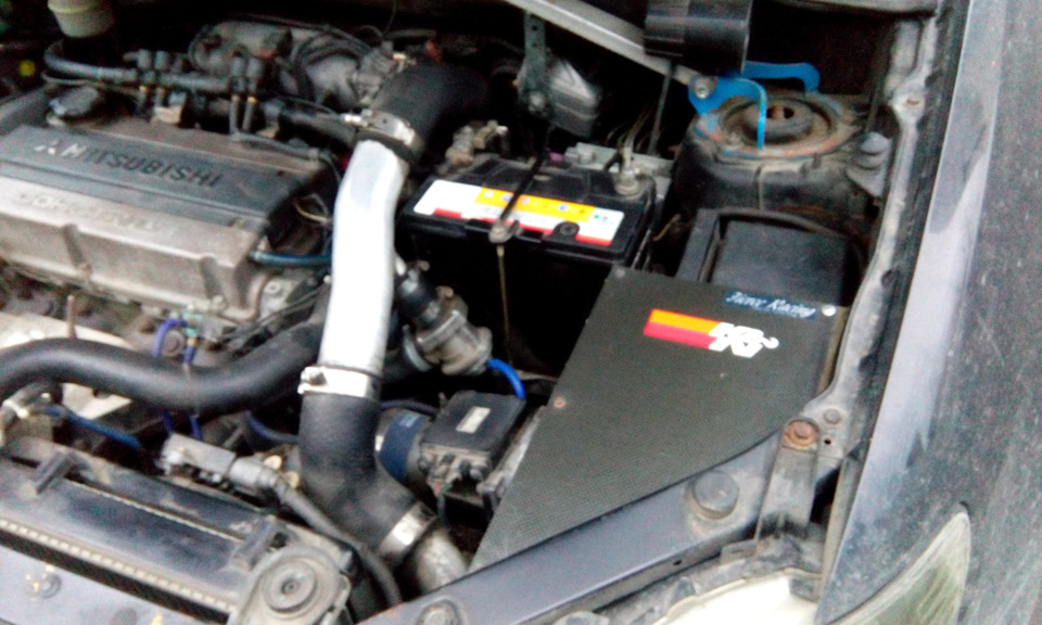Воздушный короб — Mitsubishi Airtrek Turbo, 2 л, 2002 года | тюнинг ...