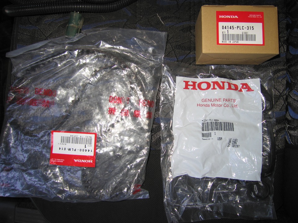 Замена ГРМ и тд — Honda Civic Ferio (7G), 1,7 л, 2004 года | плановое ...
