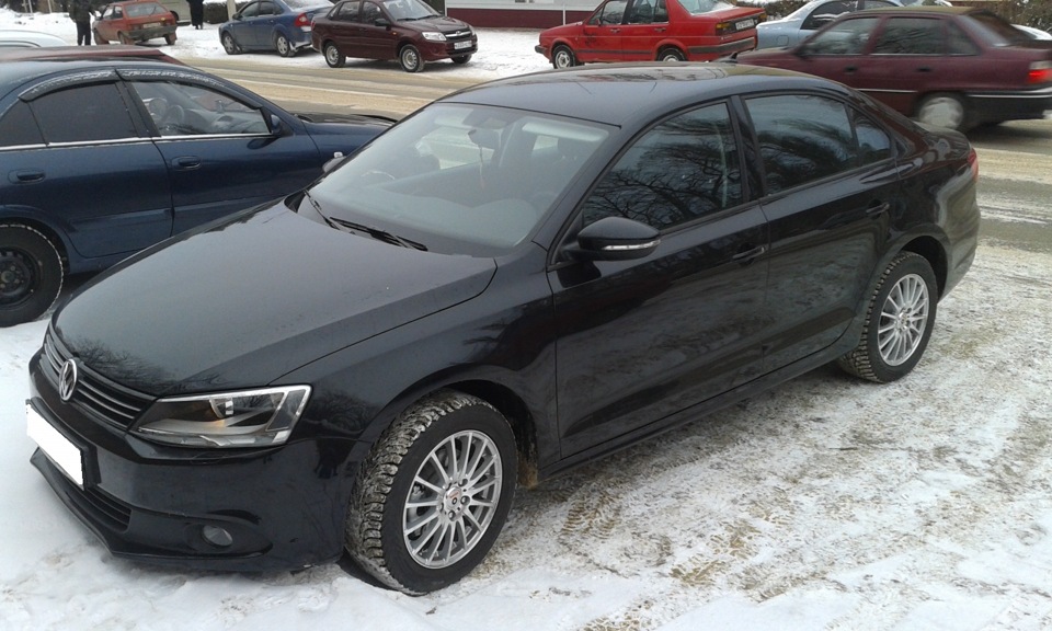 Зимние колёса — Volkswagen Jetta VI, 1,4 л, 2012 года | шины | DRIVE2