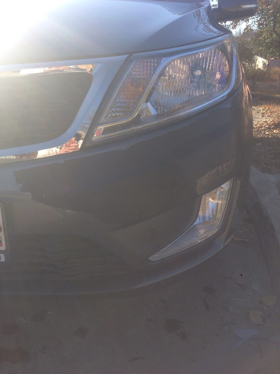 Вот так красит официальный Диллер — KIA Rio (3G), 1,6 л, 2013 года ...