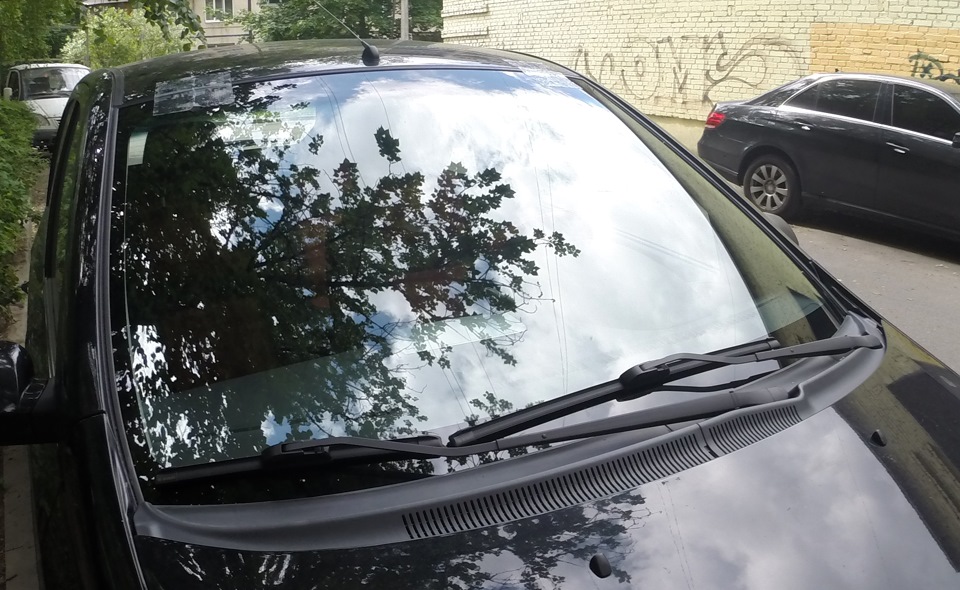 Замена стекла и стеклоочистителей — Hyundai Getz, 1,4 л, 2006 года ...