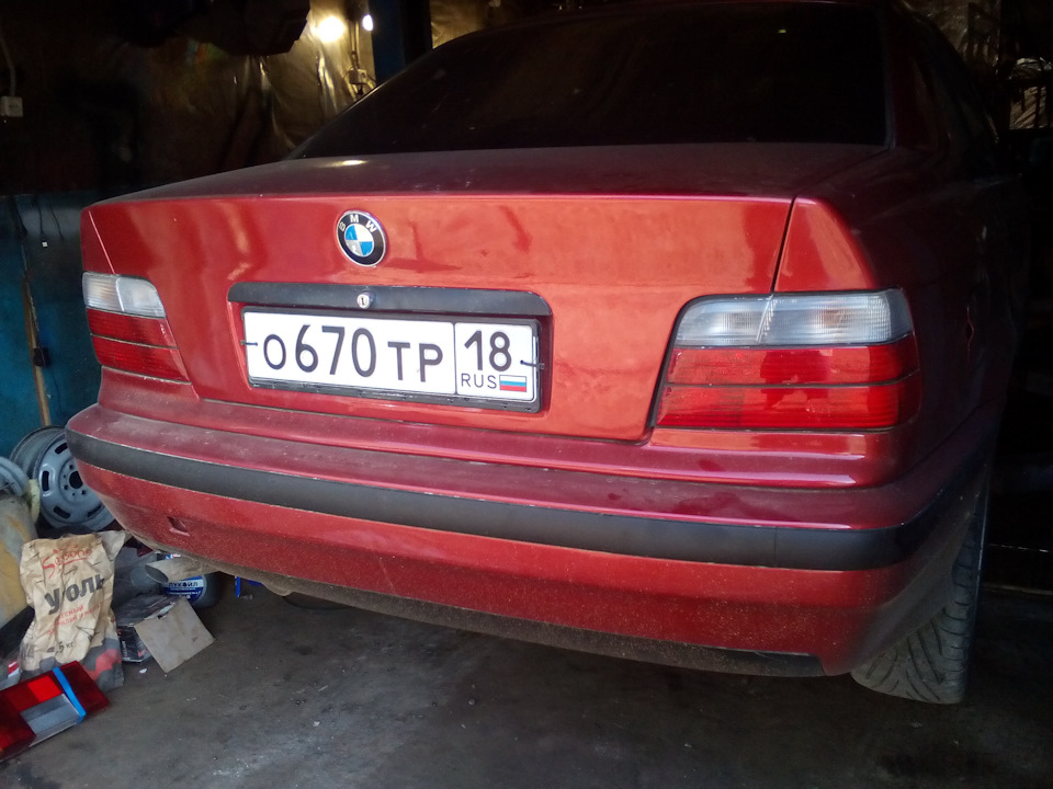 Рулевые наконечники. — BMW 3 series (E36), 1,8 л, 1993 года | визит на ...