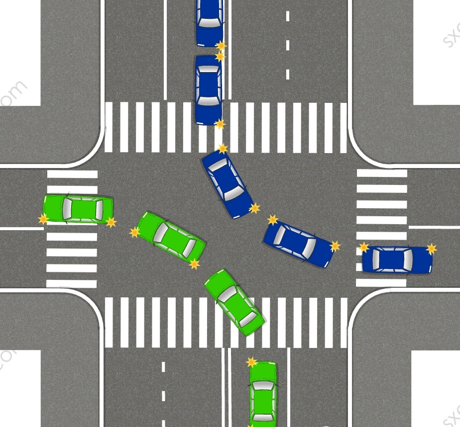 Что обязан сделать водитель при повороте налево