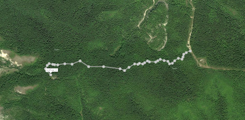 примерная траектория, для тех кто вкурсе этих мест) — Toyota Carina (5G)