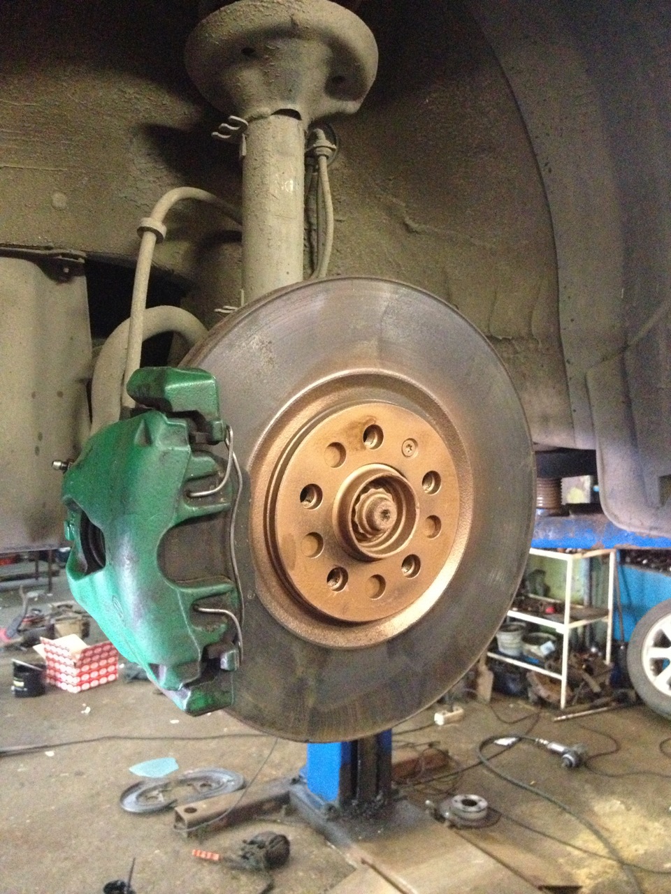 Тормоза Octavia RS — Skoda Octavia Combi A4 Mk1, 1,8 л, 2007 года ...