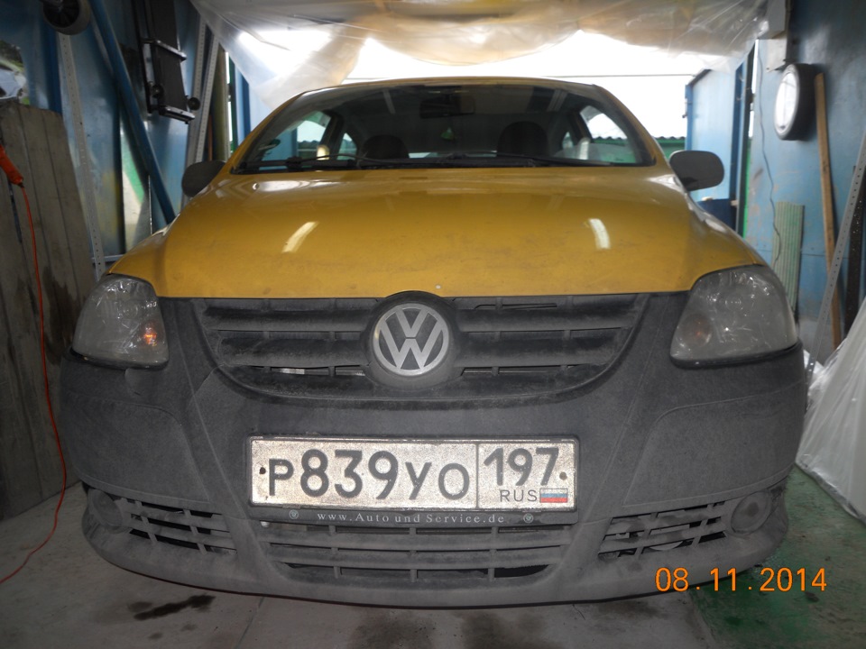 Мордашка. — Volkswagen Fox, 1,2 л, 2008 года | стайлинг | DRIVE2