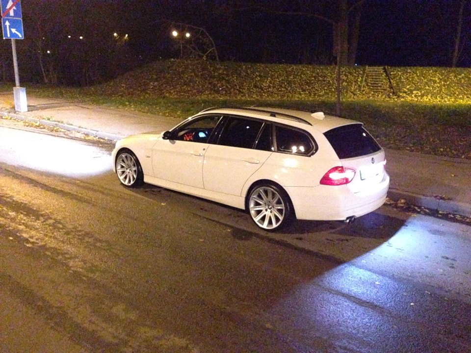 Тюнинг салона и диодная подсветка номера! — BMW 3 series (E90), 3 л ...