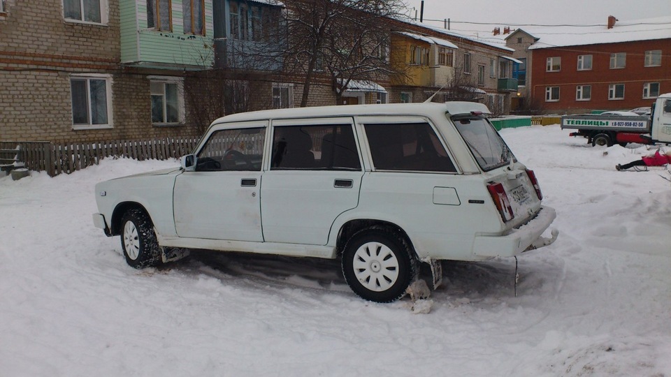 Лада 21043 с прицепом