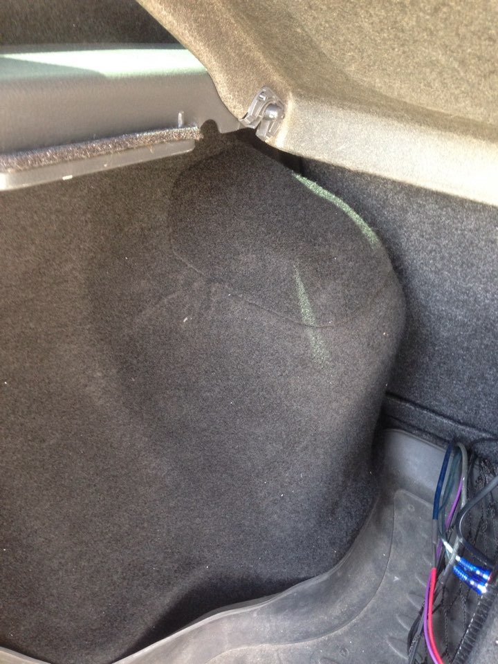 Обтяжка багажника карпетом — Suzuki Liana, 1,6 л, 2007 года | стайлинг ...