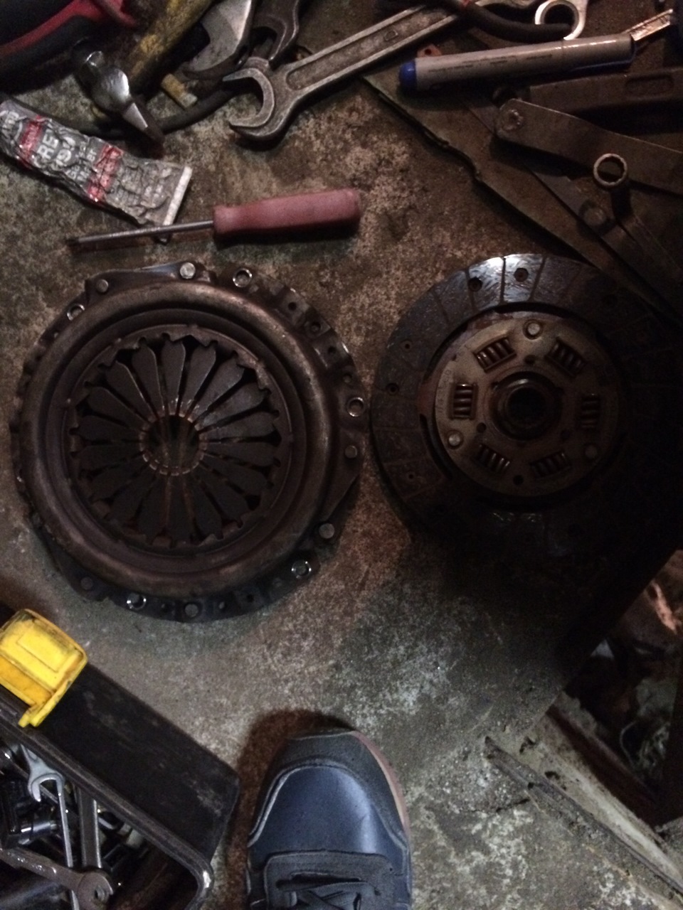 Неожиданная замена маховика и сцепления… — Lada 2109, 1,5 л, 1989 года ...