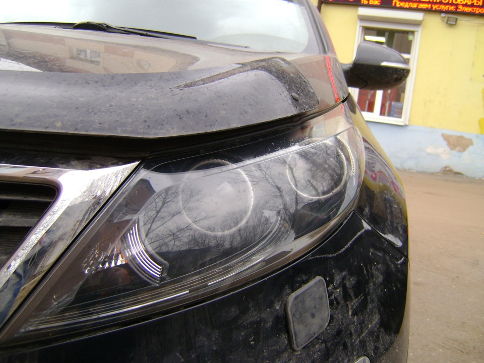 Септет Sportage, мини обзор ксенона. — KIA Sportage (3G), 2 л, 2013 ...