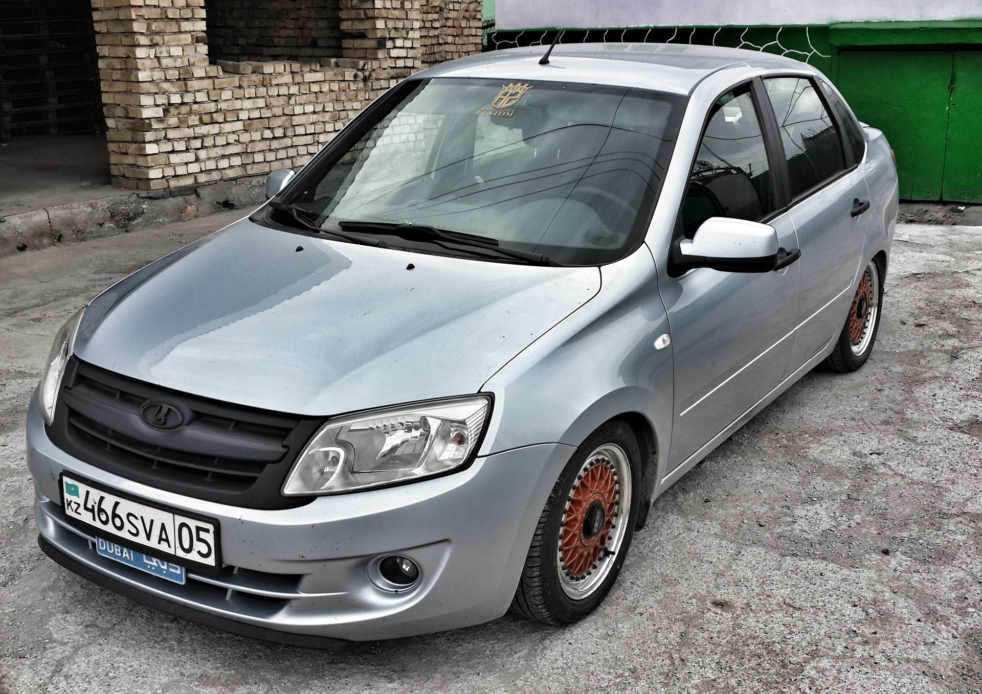 Гранта серая тюнинг BBS RM кх-90. фото - Lada Гранта, 1,6 л, 2014 года стайлинг DRIVE2