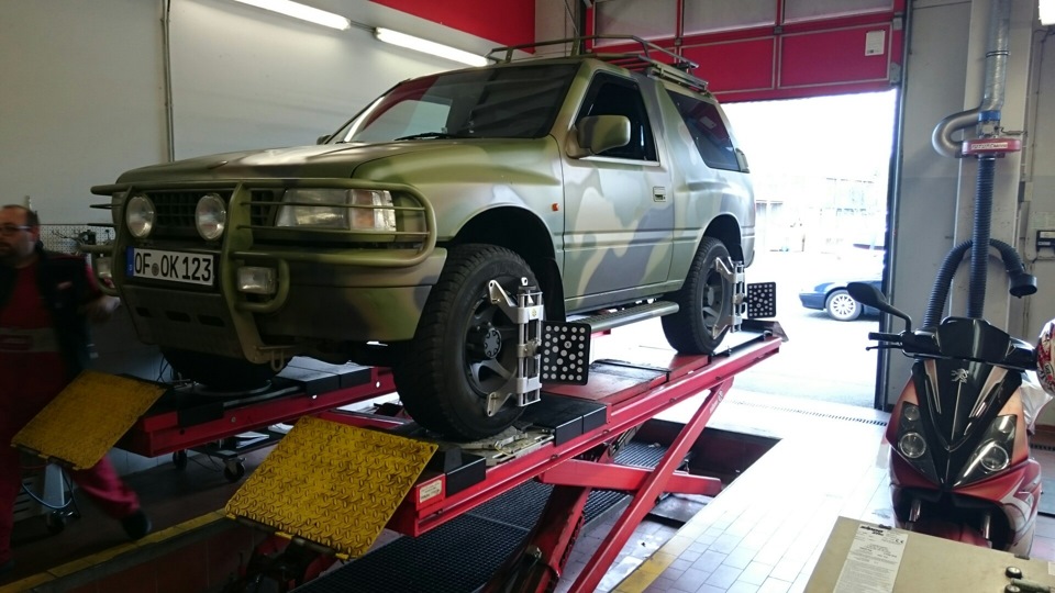 Развал схождение, замер и настройка! — Opel Frontera A, 2 л, 1994 года ...