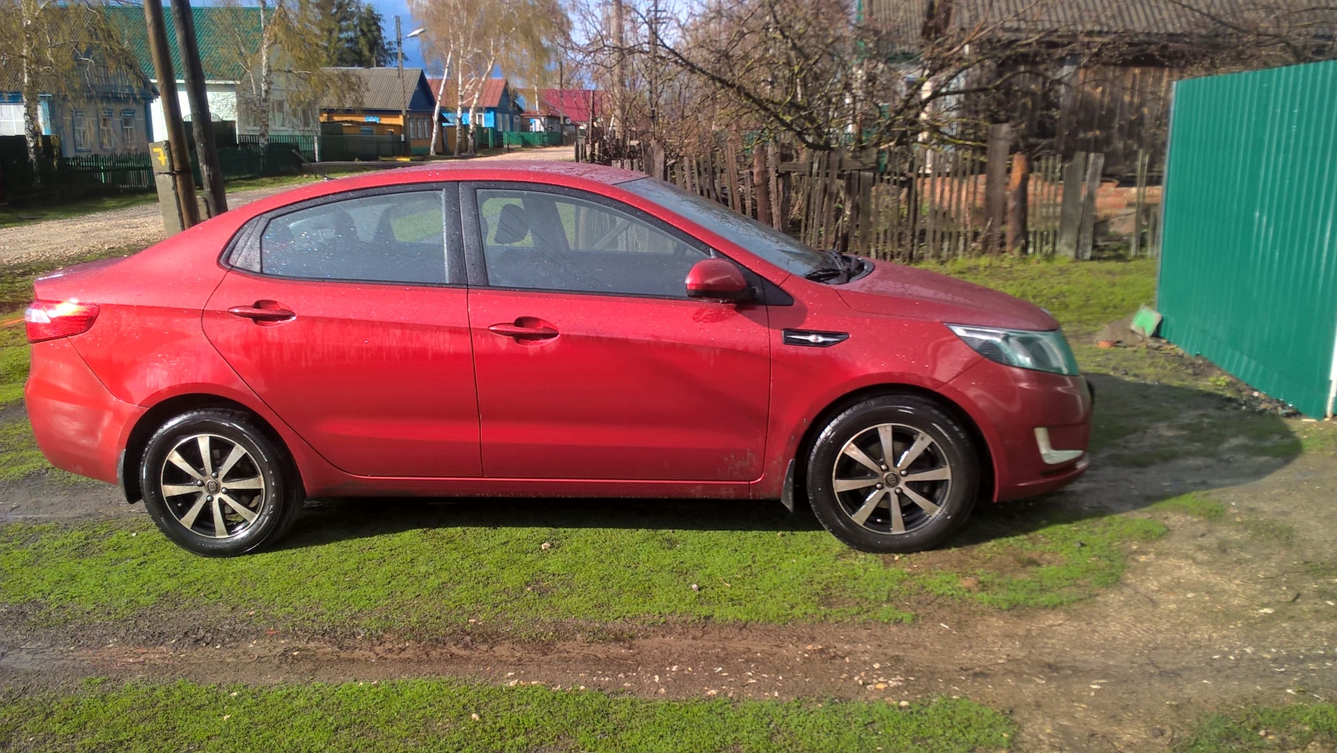 новые тапки для моей лапки. — KIA Rio (3G), 1,4 л, 2014 года | колёсные ...