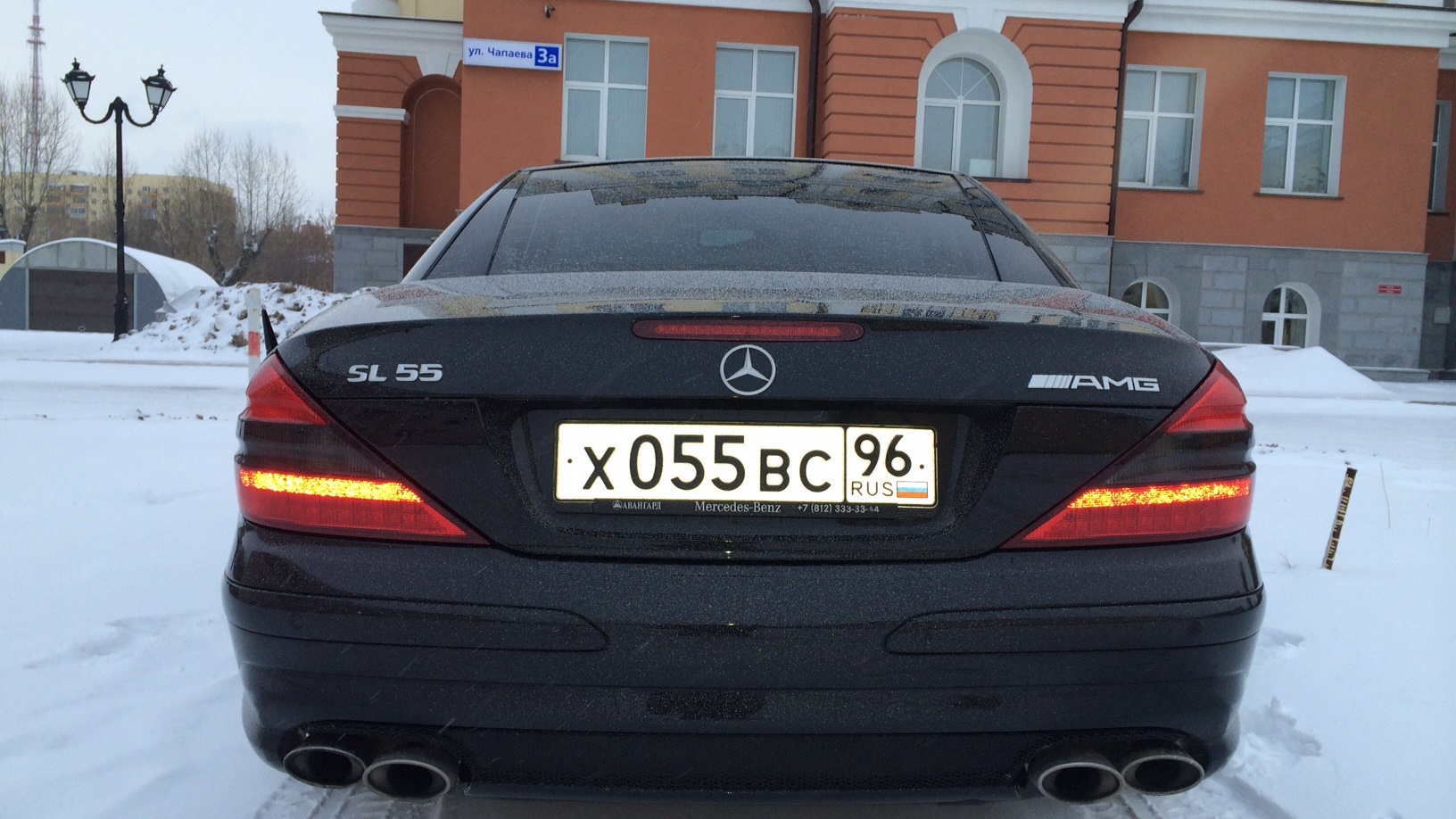 Mercedes-Benz SL 55 AMG (R230) 5.5 бензиновый 2002 | на DRIVE2