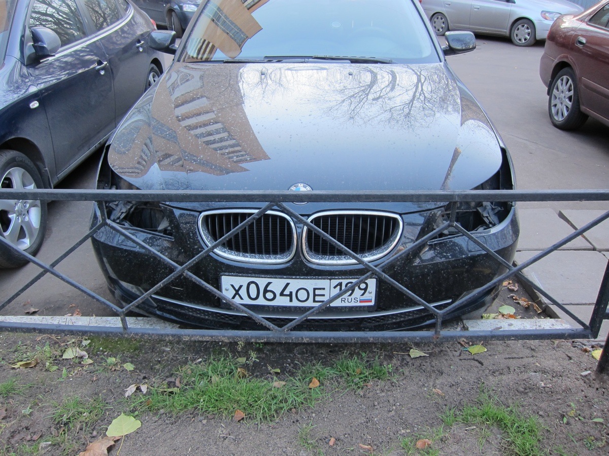 Вскрыли машину, украли фары и подушку безопасности — BMW 5 series (E60), 2  л, 2008 года | другое | DRIVE2