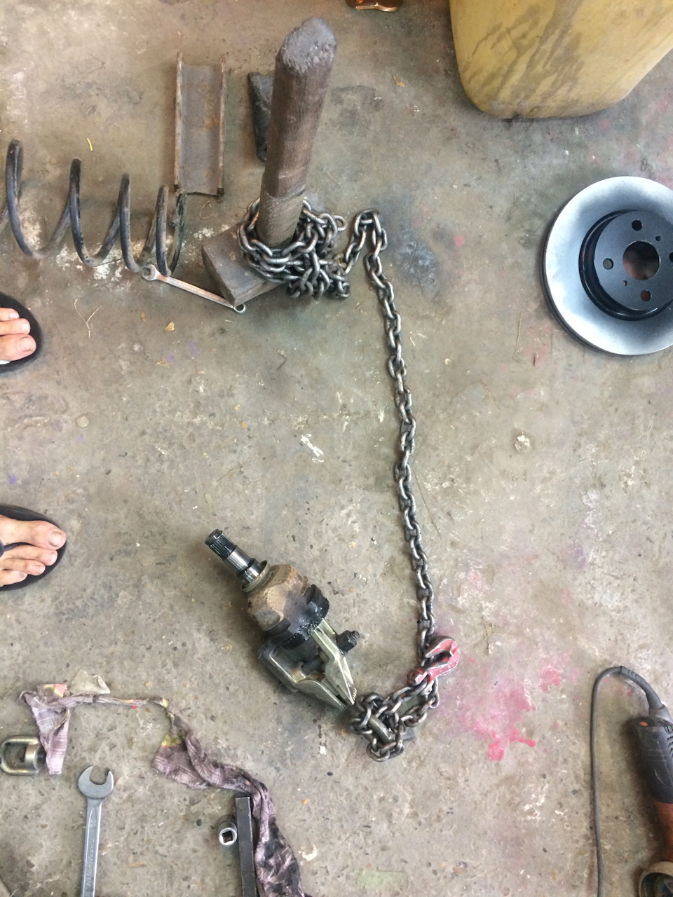 Как легко вытащить гранату — Toyota Sprinter Marino, 1,6 л, 1993 года ...