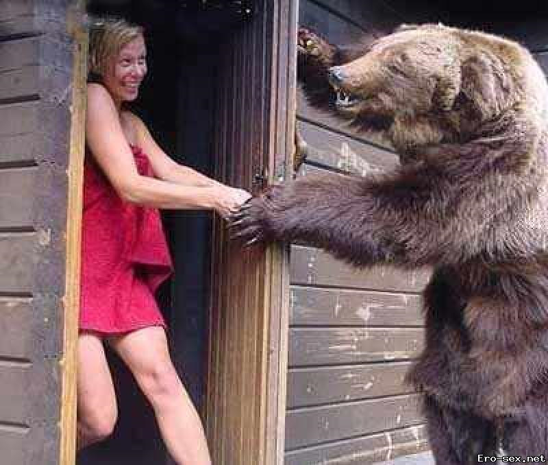 Почему у медведя нет мамы. Девушка и медведь. Медведь прикол. Дразнить медведя. Шутки про медведей смешные.