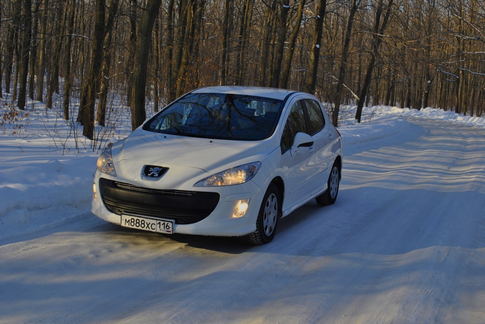 Одним морозным днем — Peugeot 308 (1G), 1,6 л, 2008 года | другое | DRIVE2