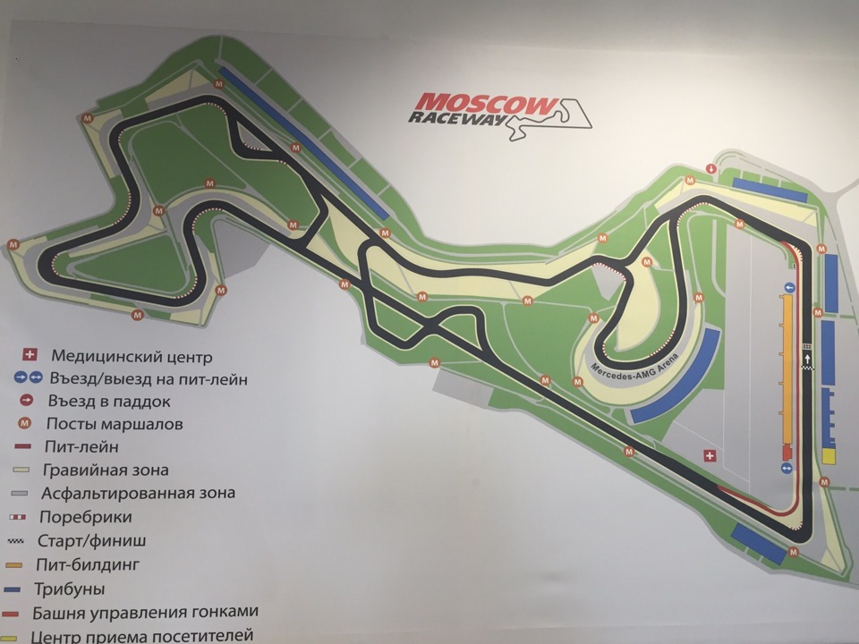 Moscow raceway трек