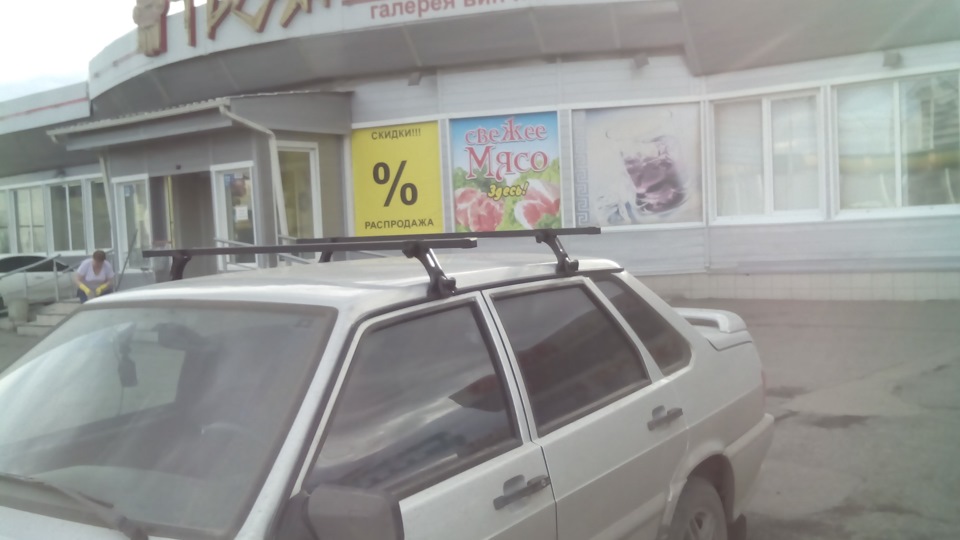 Поперечный багажник на крышу — Lada 2115, 1,6 л, 2011 года | аксессуары ...