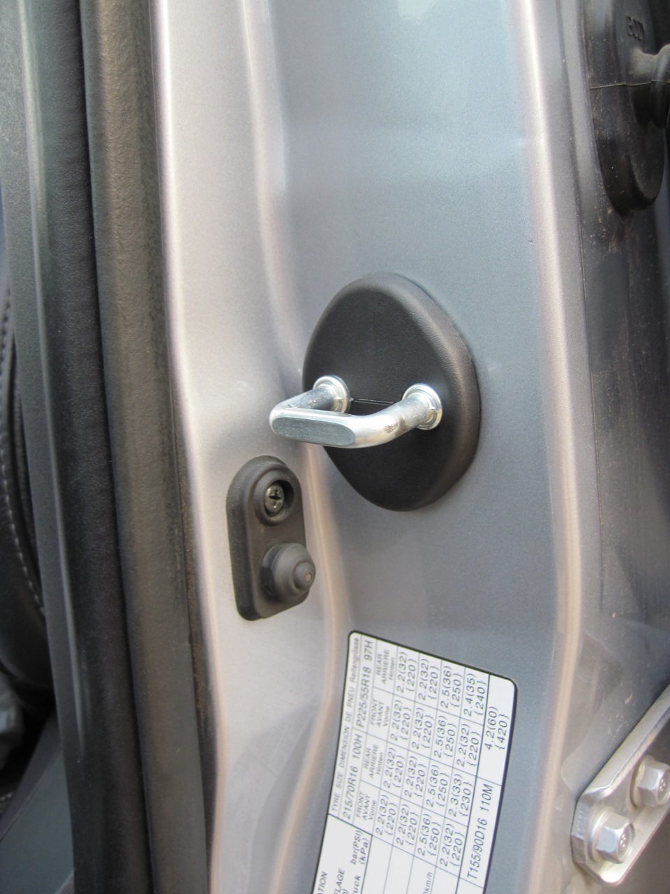 Накладки замков дверей — Mitsubishi Outlander XL, 3 л, 2008 года ...