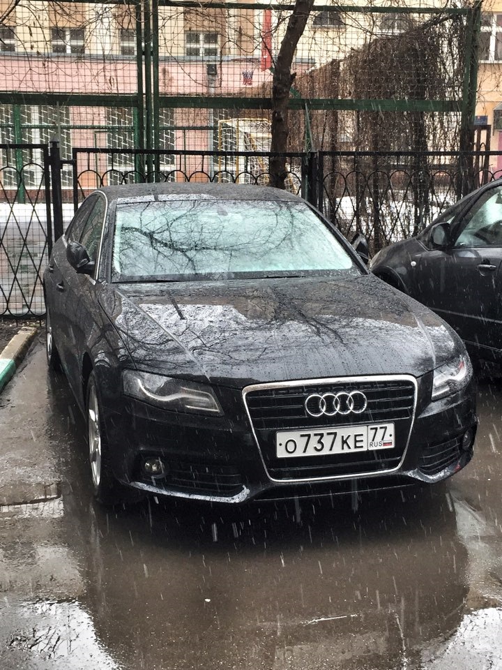 Покрас решетки радиатора — Audi A4 (B8), 2 л, 2010 года | стайлинг | DRIVE2
