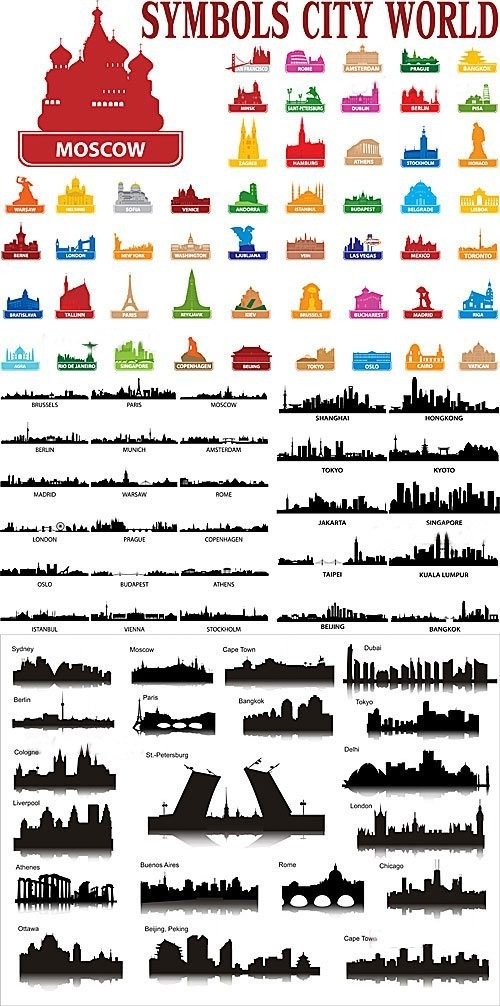 City symbol. Символ города. Символы городов мира. Символы городов России. Символы российских городов с изображе.
