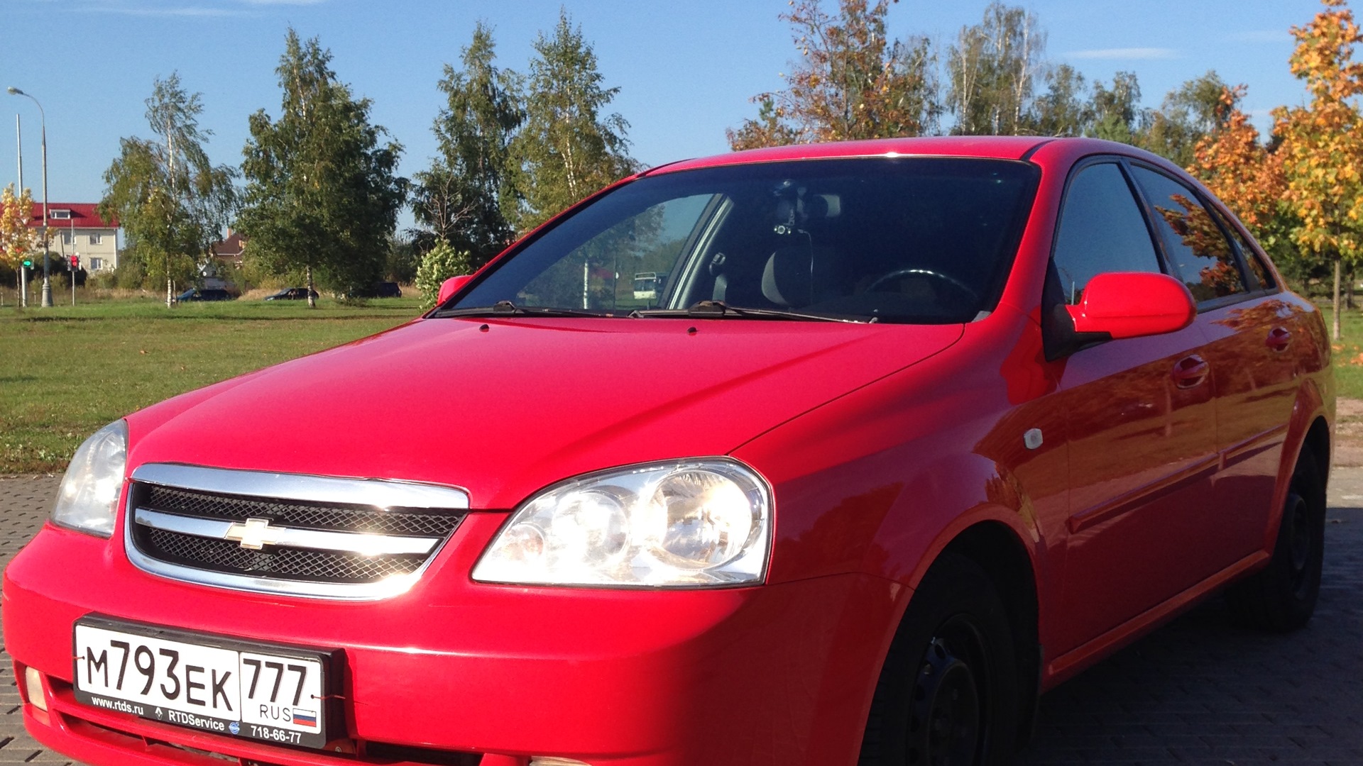 Chevrolet Lacetti 2007 красная