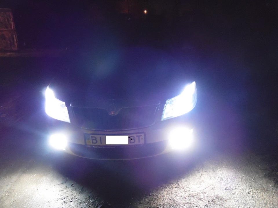 Ксенон и галоген за и против. — Skoda Octavia A5 Mk2, 1,8 л, 2012 года ...