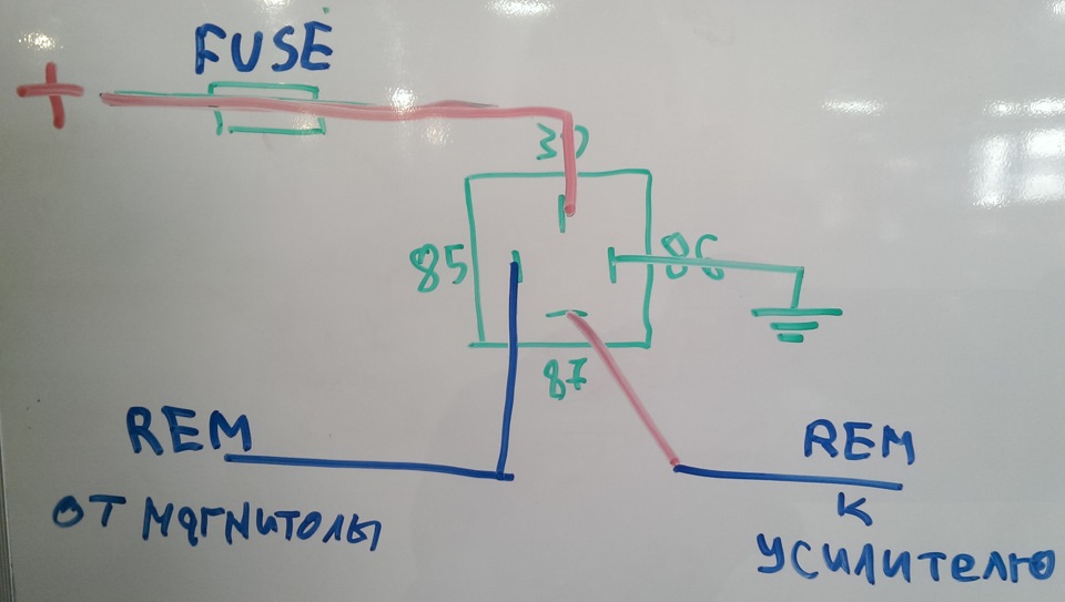 как найти rem провод на магнитоле