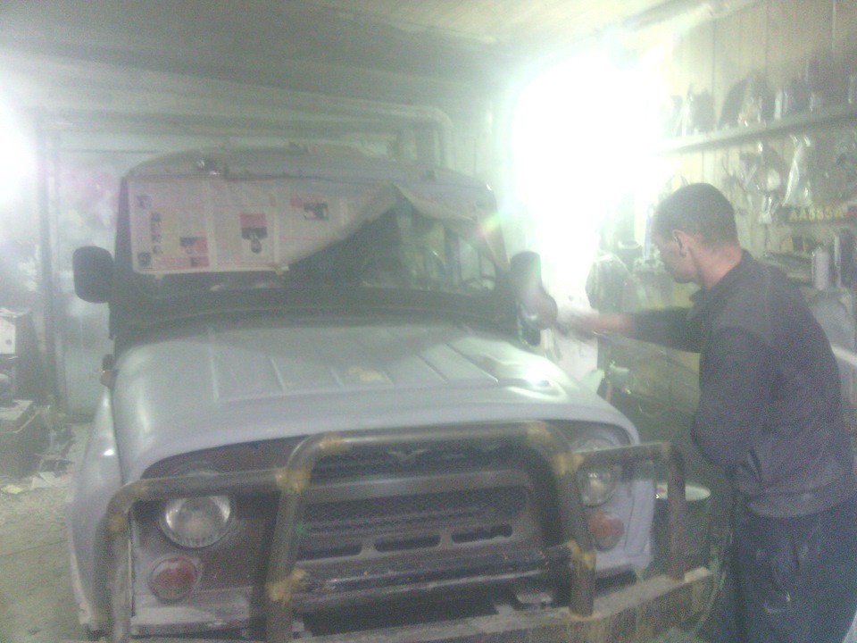 подготовка к покраске УАЗа часть 3. грунтовка — УАЗ 31512, 2,4 л, 1988 ...