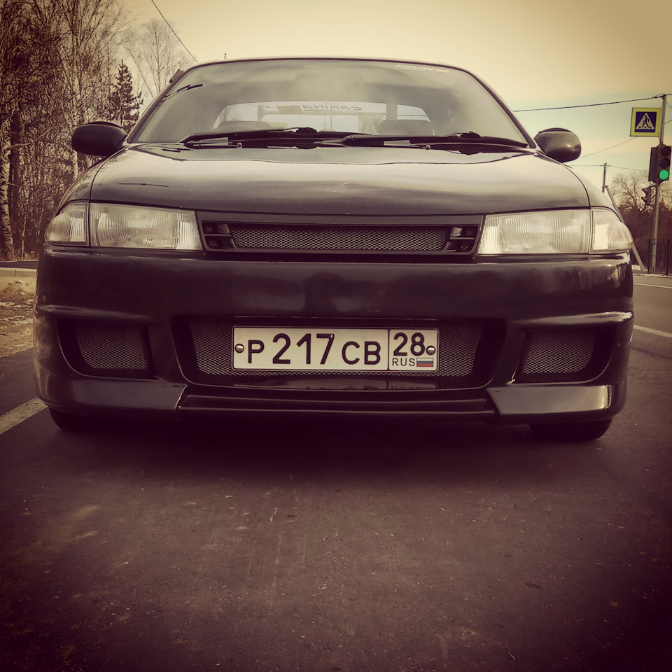 15. • Бампер — возвращение — Toyota Carina (6G), 1,8 л, 1995 года ...