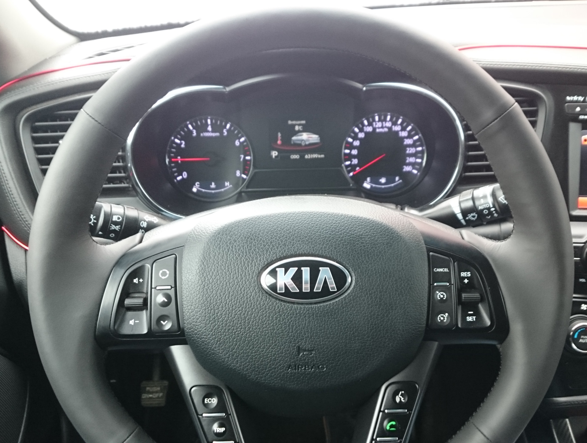 Kia Optima 2016 руль