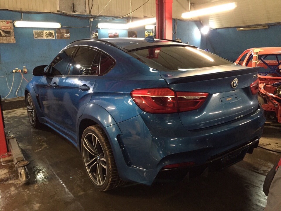 Занижение bmw x6 e71