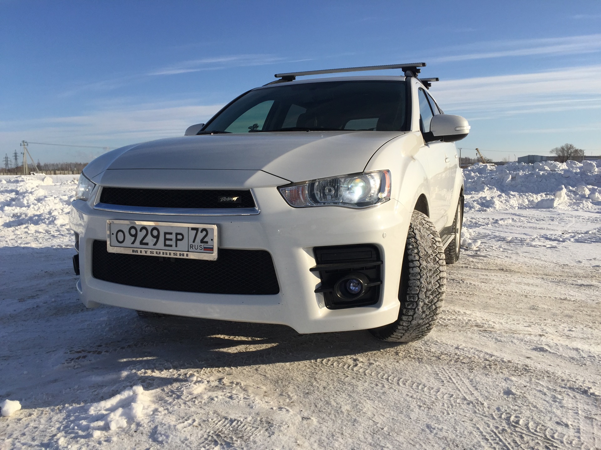 mitsubishi outlander 3 спойлер