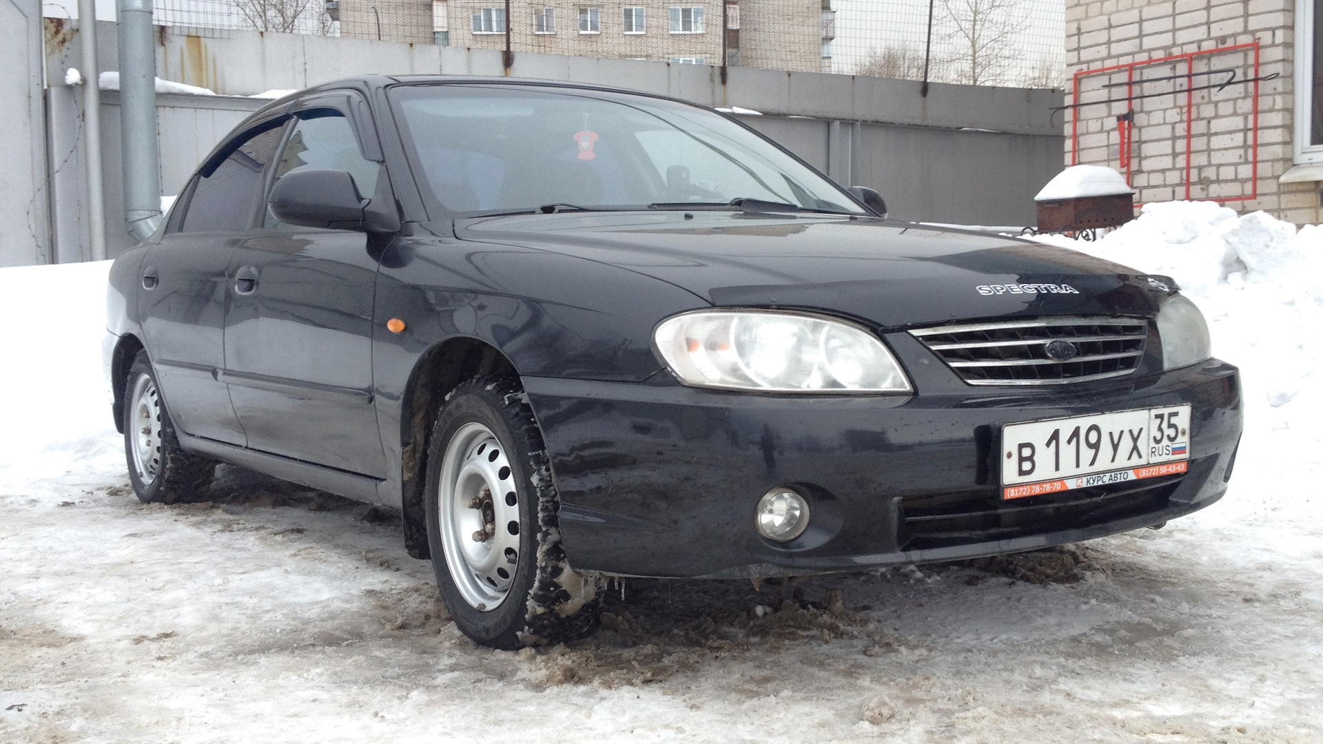 KIA Spectra 1.6 бензиновый 2007 | ✴Чёрная жемчужина✴ на DRIVE2