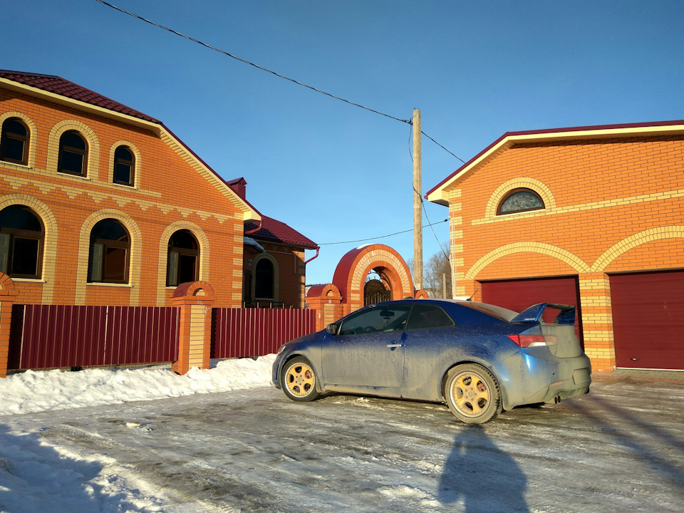 Поездка в деревню — KIA Cerato Koup (1G), 2 л, 2010 года | мойка | DRIVE2