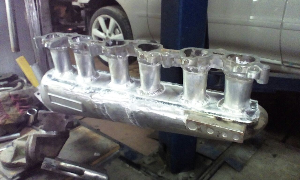 Доработка впускного коллектора — Toyota Cresta (90), 2,5 л, 1996 года ...