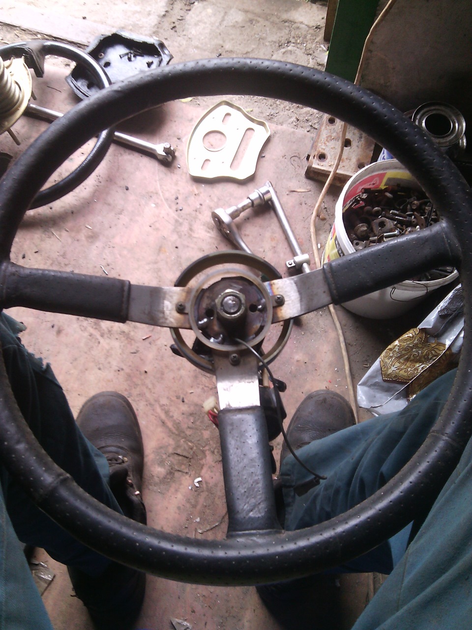переделка рулевой колонки — ГАЗ 2410, 2,5 л., 1985 года | своими руками ...