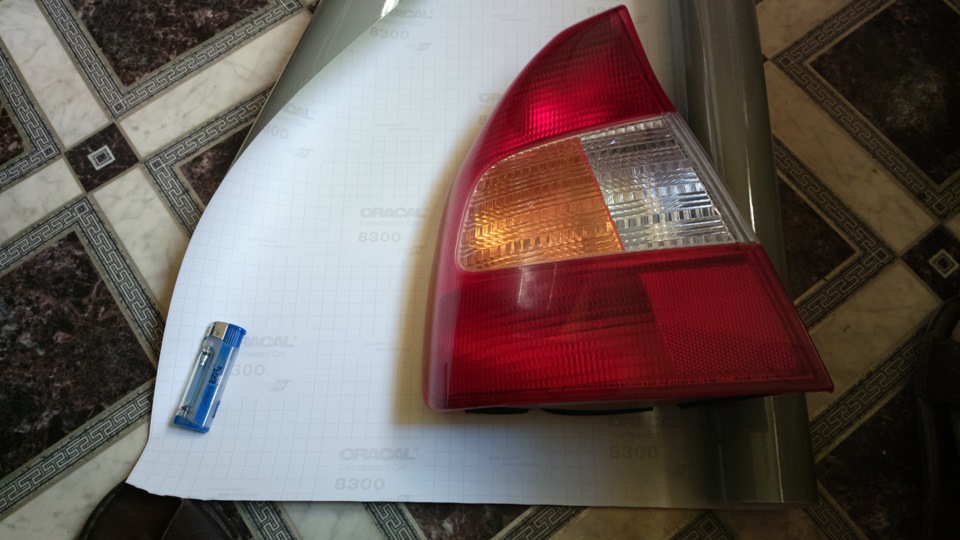 Тонировка задних фонарей — Hyundai Accent (2G), 1,5 л, 2009 года ...